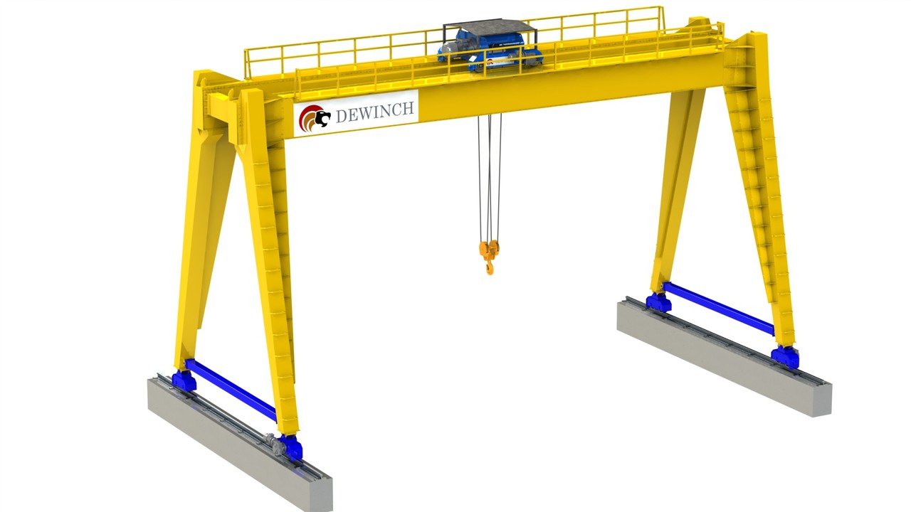 Portalkran DEWINCH 10 ton -5 Ton Gantry Crane  -Monorail Crane -Single Girder Crane: das Bild 7