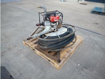 Wasserpumpe Diesel Transfer Pump & Hose Reel, Honda Engine: das Bild 1