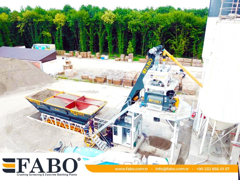 Betonmischanlage FABO 60m³ Ready-Mix Concrete Batching Plant: das Bild 3