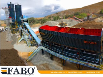 Betonmischanlage FABO COMPACT-110 CONCRETE BATCHING PLANT | READY IN STOCK: das Bild 1