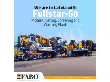 Mobile Brechanlage FABO FULLSTAR-60 Crushing, Washing & Screening  Plant: das Bild 1