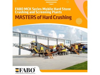Mobile Brechanlage FABO MCK-110 MOBILE CRUSHING & SCREENING PLANT | JAW+SECONDARY: das Bild 1
