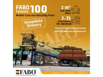 Betonmischanlage FABO TURBOMİX 100 CE QUALITY NEW GENERATION MOBILE CONCRETE MIXING PLANT: das Bild 1