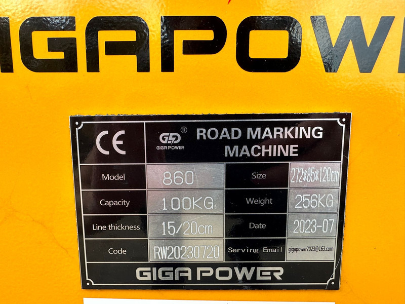 Straßenbaumaschine Giga power Road Marking Machine: das Bild 16