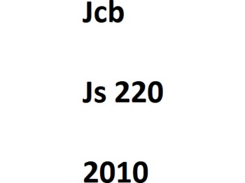 Kettenbagger JCB JS 220: das Bild 1
