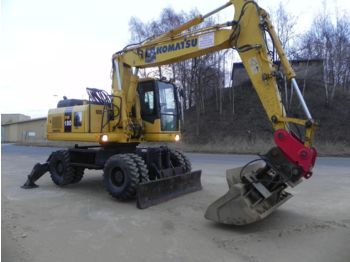 Mobilbagger KOMATSU PW180: das Bild 1