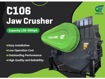 Kinglink NEW C106 Hydraulic Jaw Crusher for Hard stone - Backenbrecher: das Bild 1
