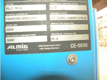Luftkompressor LINK-BELT ALMIG *BELT 55-8: das Bild 1