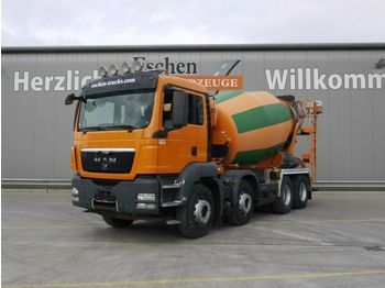 Betonmischer LKW MAN TGS 32.360 BB, 8x4, 9 m³ Stetter, Klima: das Bild 1