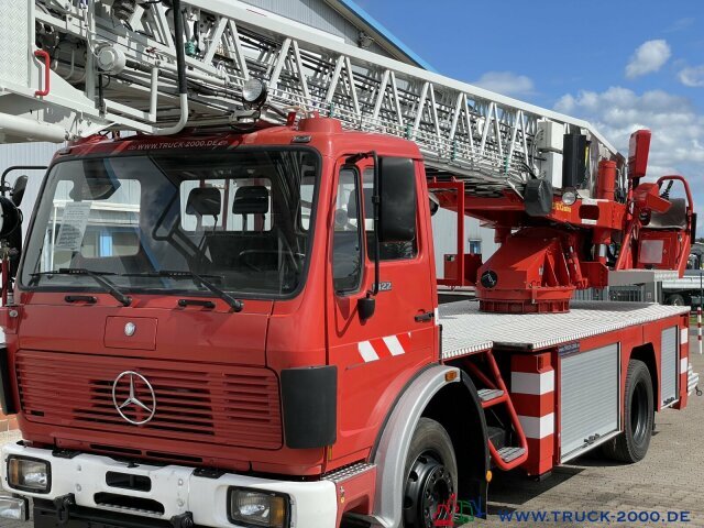 LKW mit Arbeitsbühne Mercedes-Benz 1422NG Ziegler Feuerwehr Leiter 30m Rettungskorb: das Bild 4