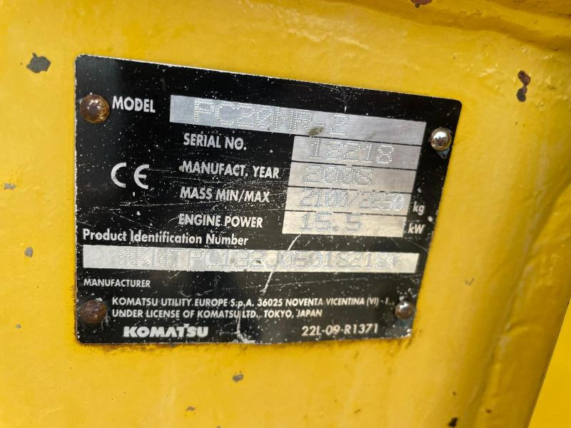 Minibagger Komatsu PC20R-8