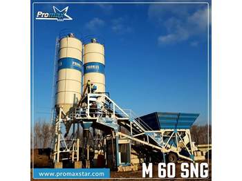 Betonmischanlage PROMAXSTAR Mobile Concrete Batching Plant PROMAX M60-SNG(60m³/h): das Bild 1