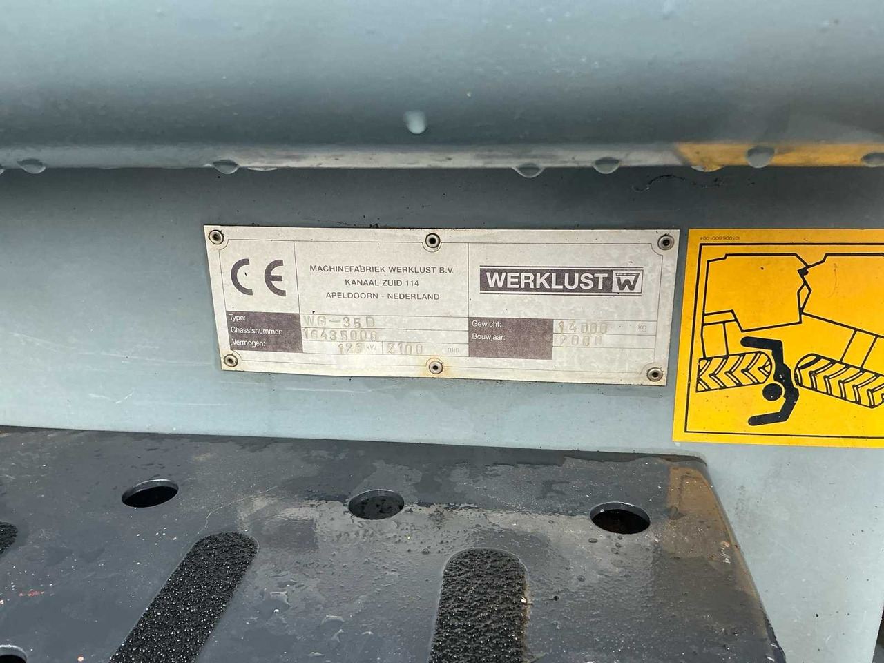 Radlader 2000 WORK ETHIC WG35D SHOVEL