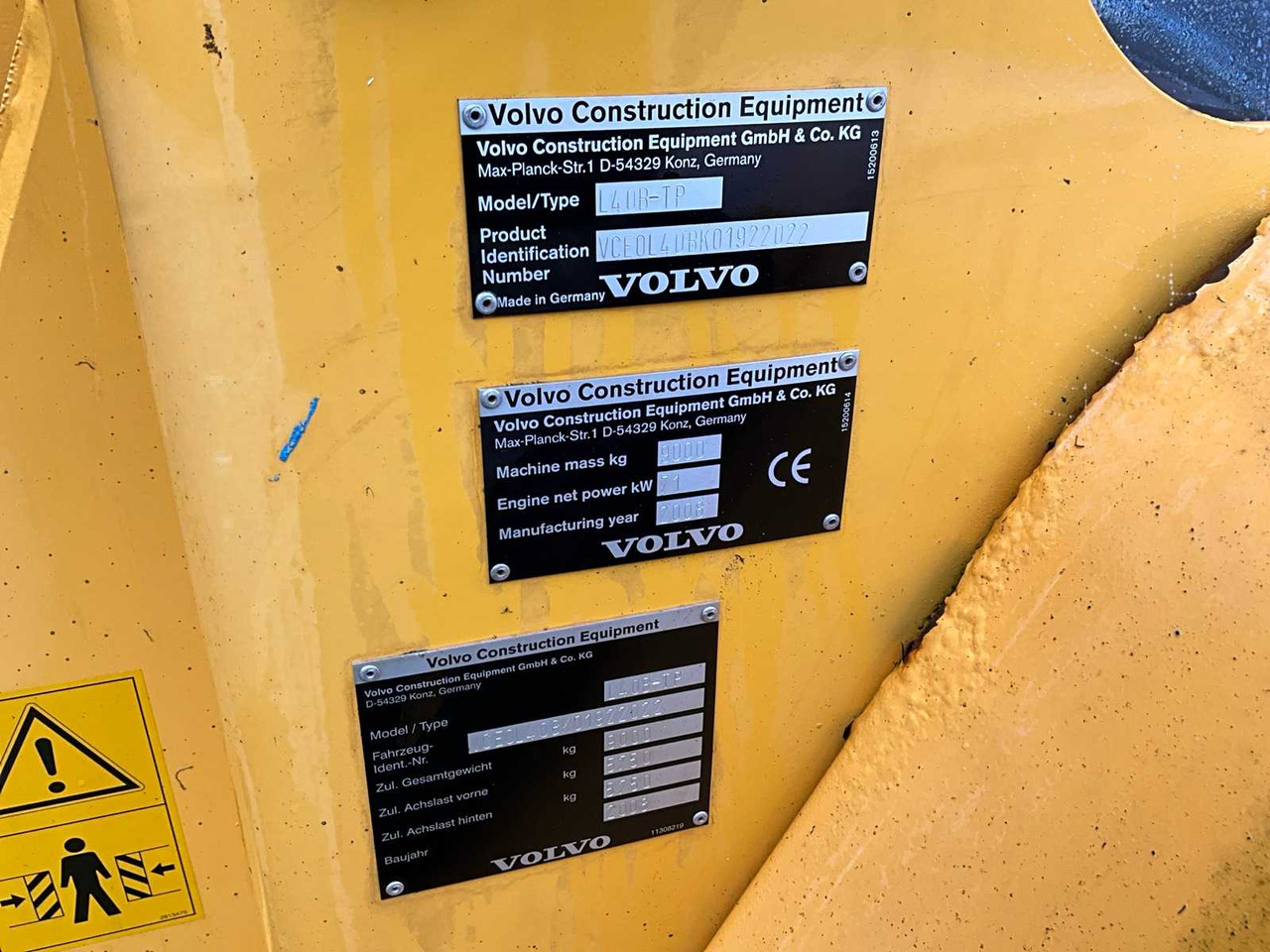 Radlader 2008 VOLVO L40B TP SHOVEL