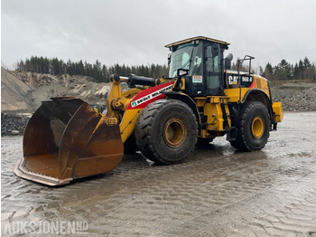 Radlader  2015 CAT 966M FOREST MACHINE HJULLASTER, VEKT, SENTRALSMØRING, FULL SERVICEHISTORIKK, SKUFFE