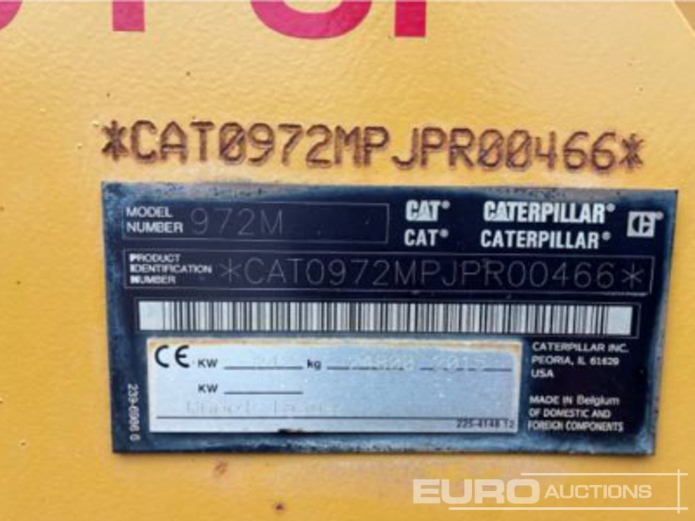 Radlader 2015 CAT 972M