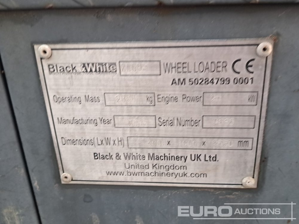 Radlader 2018 Black & White ZL08F