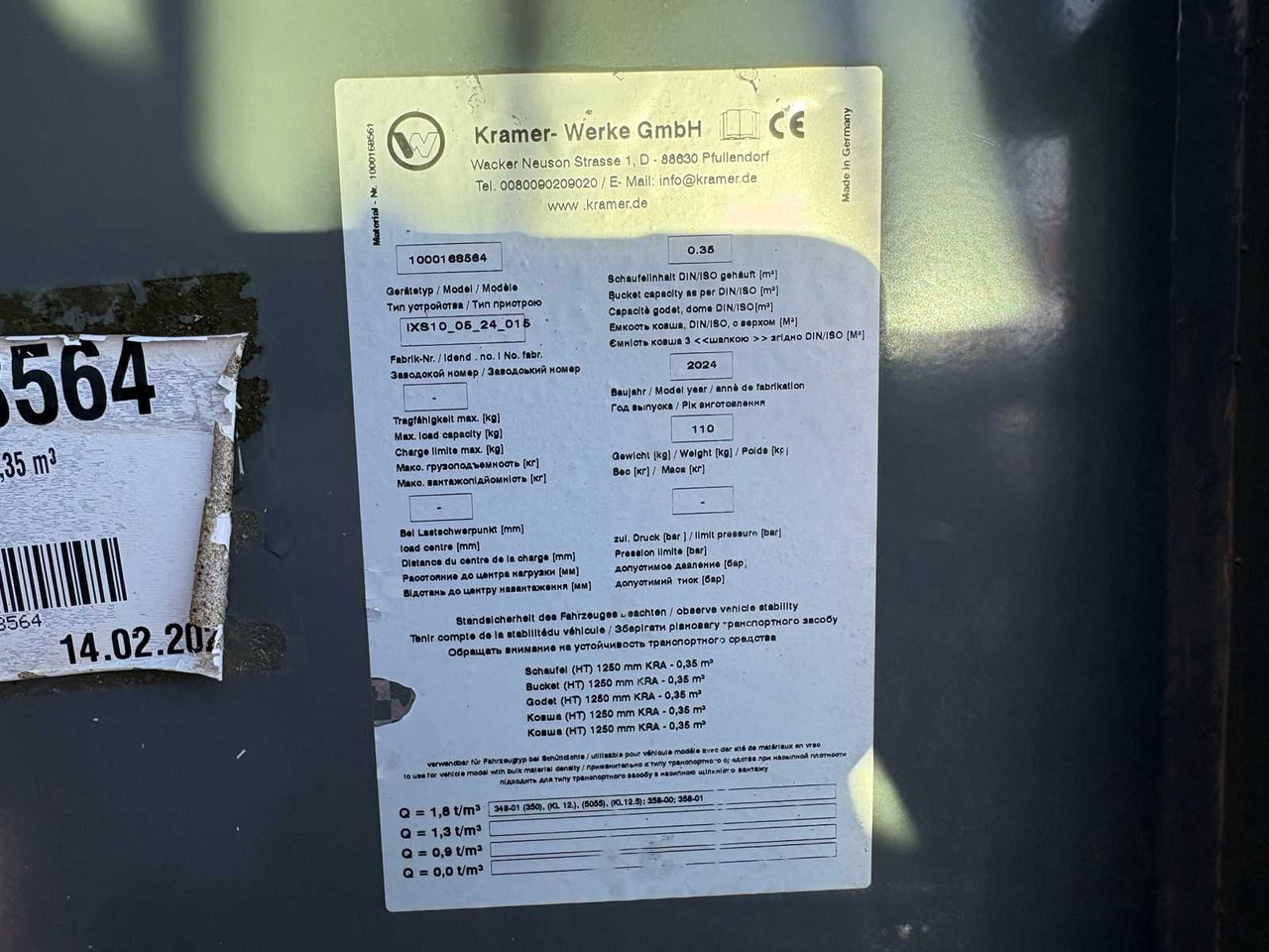 Radlader 2019 5035 KRAMER-WERKE GMBH - COMPACT WHEEL LOADER