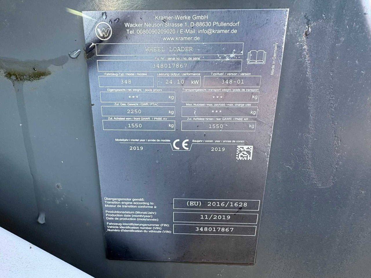 Radlader 2019 5035 KRAMER-WERKE GMBH - COMPACT WHEEL LOADER