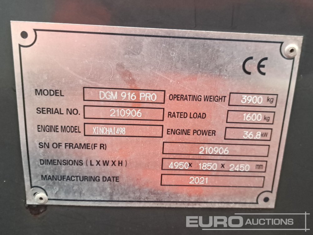 Radlader 2021 DGM 916 PRO