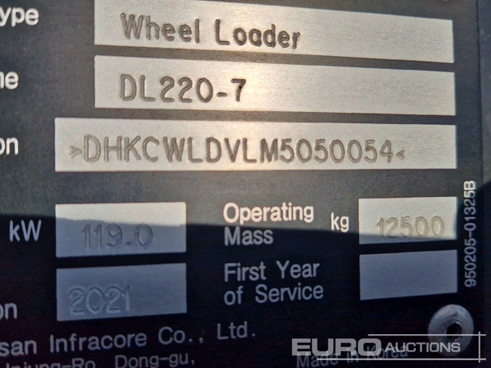 Radlader 2021 Doosan DL220-7