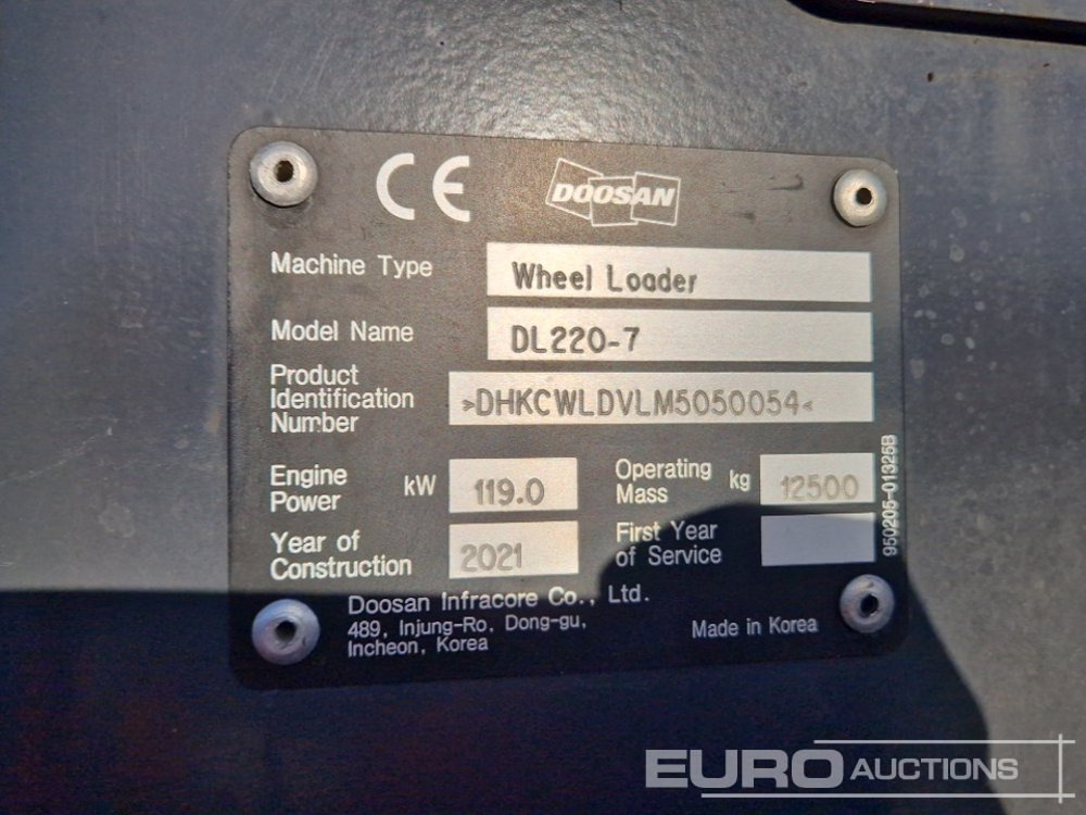 Radlader 2021 Doosan DL220-7