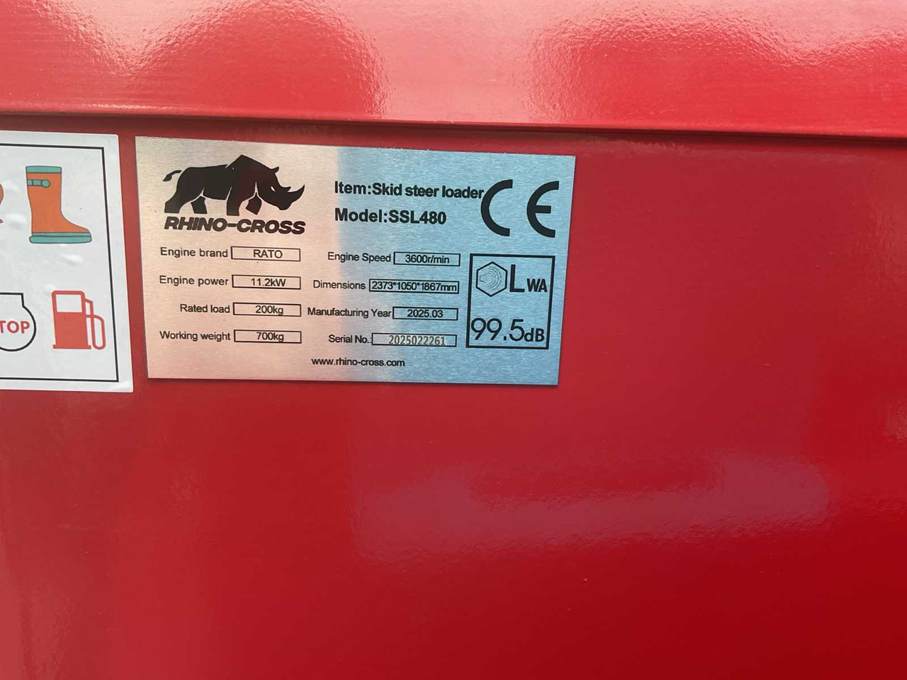 Radlader 2025 RHINO-CROSS SSL480 SHOVEL