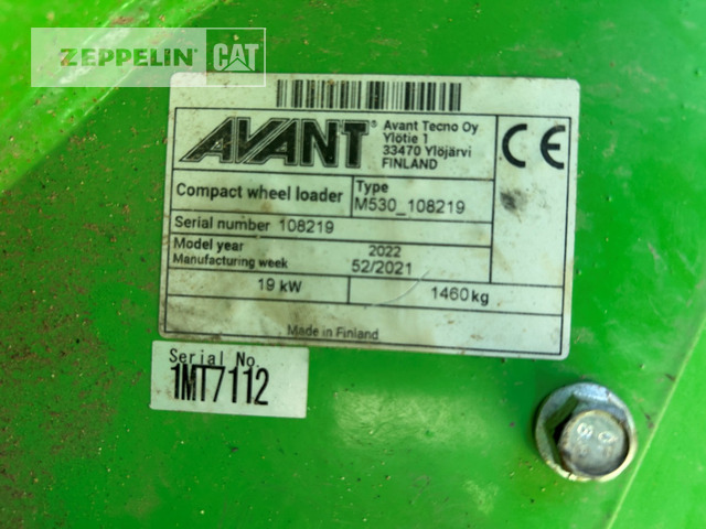 Radlader Avant Tecno 530