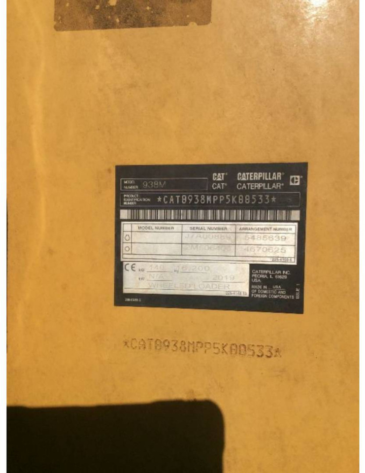 Radlader CAT 938M