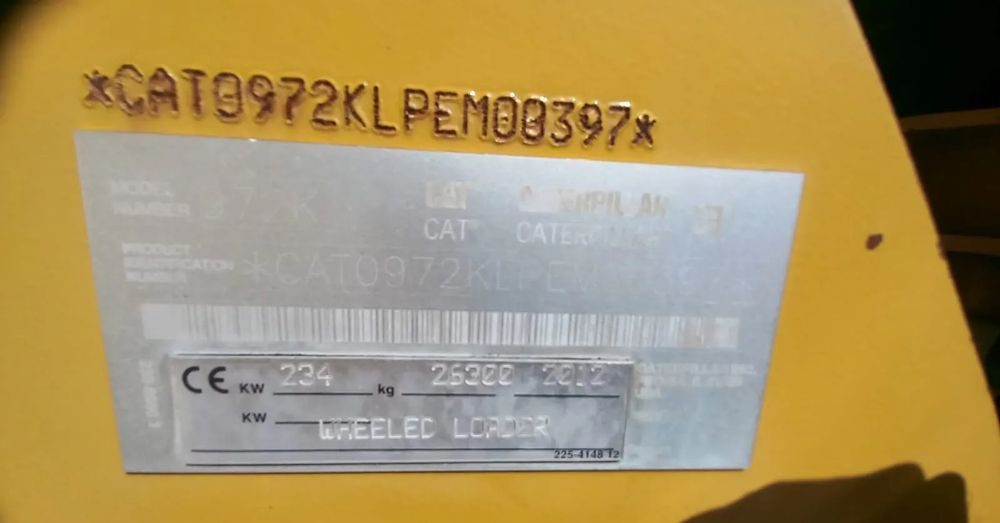 Radlader Caterpillar 972K