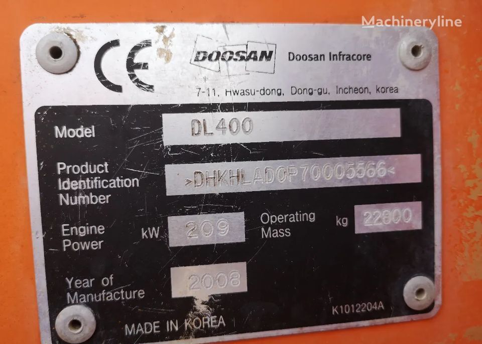 Radlader Doosan DL 400