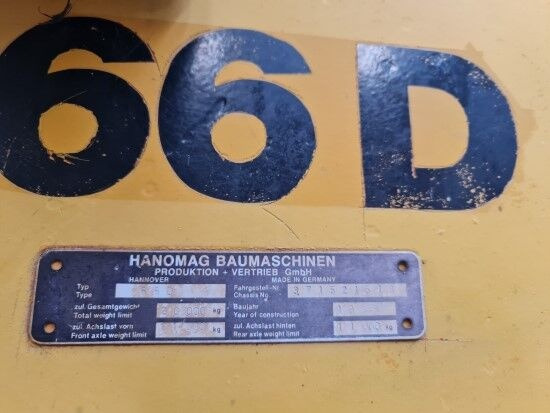 Radlader HANOMAG 66D (PIEZAS / DESGUACE)