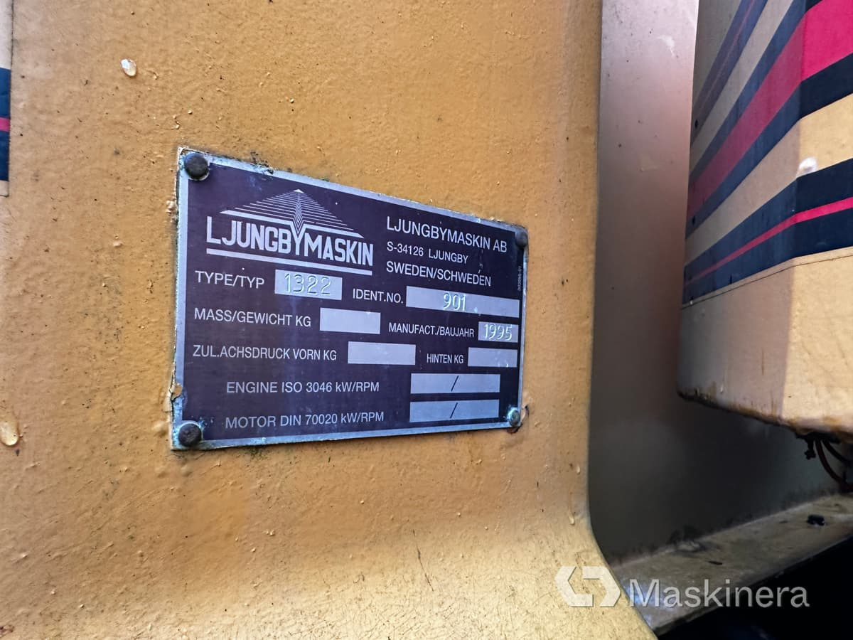 Radlader Hjullastare Ljungby 1322