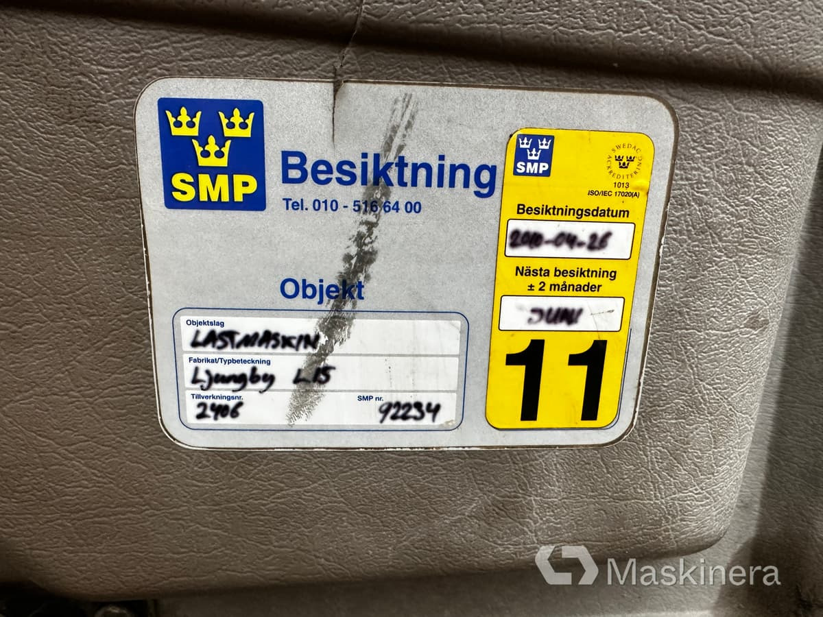 Radlader Hjullastare Ljungby L15