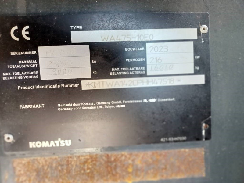 Radlader Komatsu WA475-10E0