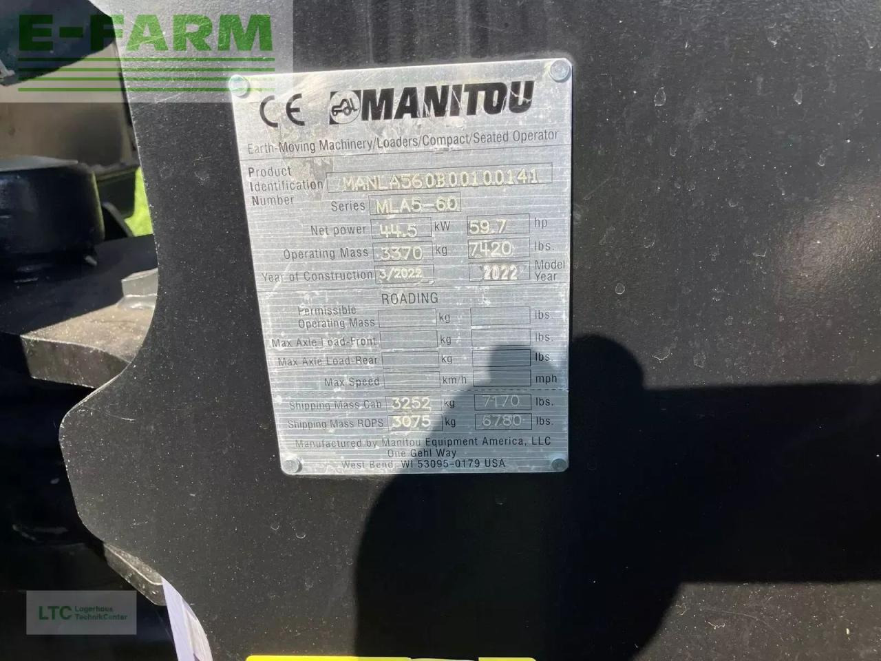 Radlader Manitou mla5-60 knicklader