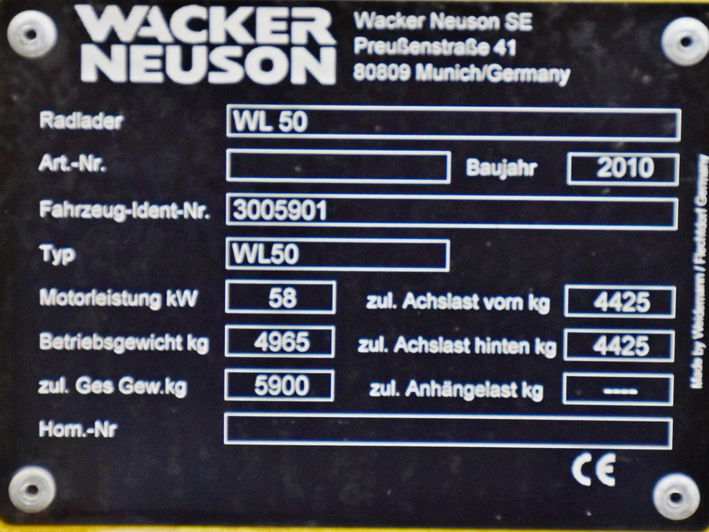 Radlader Neuson WACKER WL 50 * TOPZUSTAND