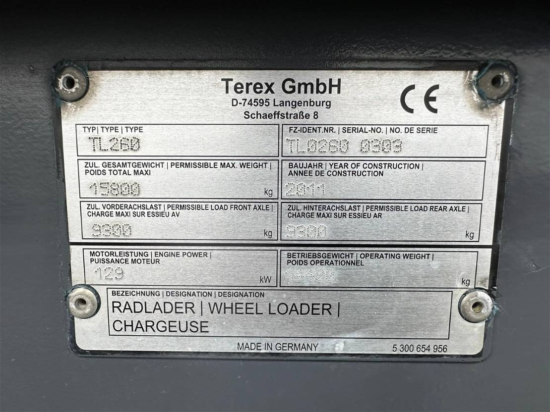 Radlader Terex TL260