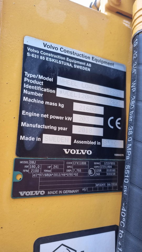 Radlader Volvo L120H