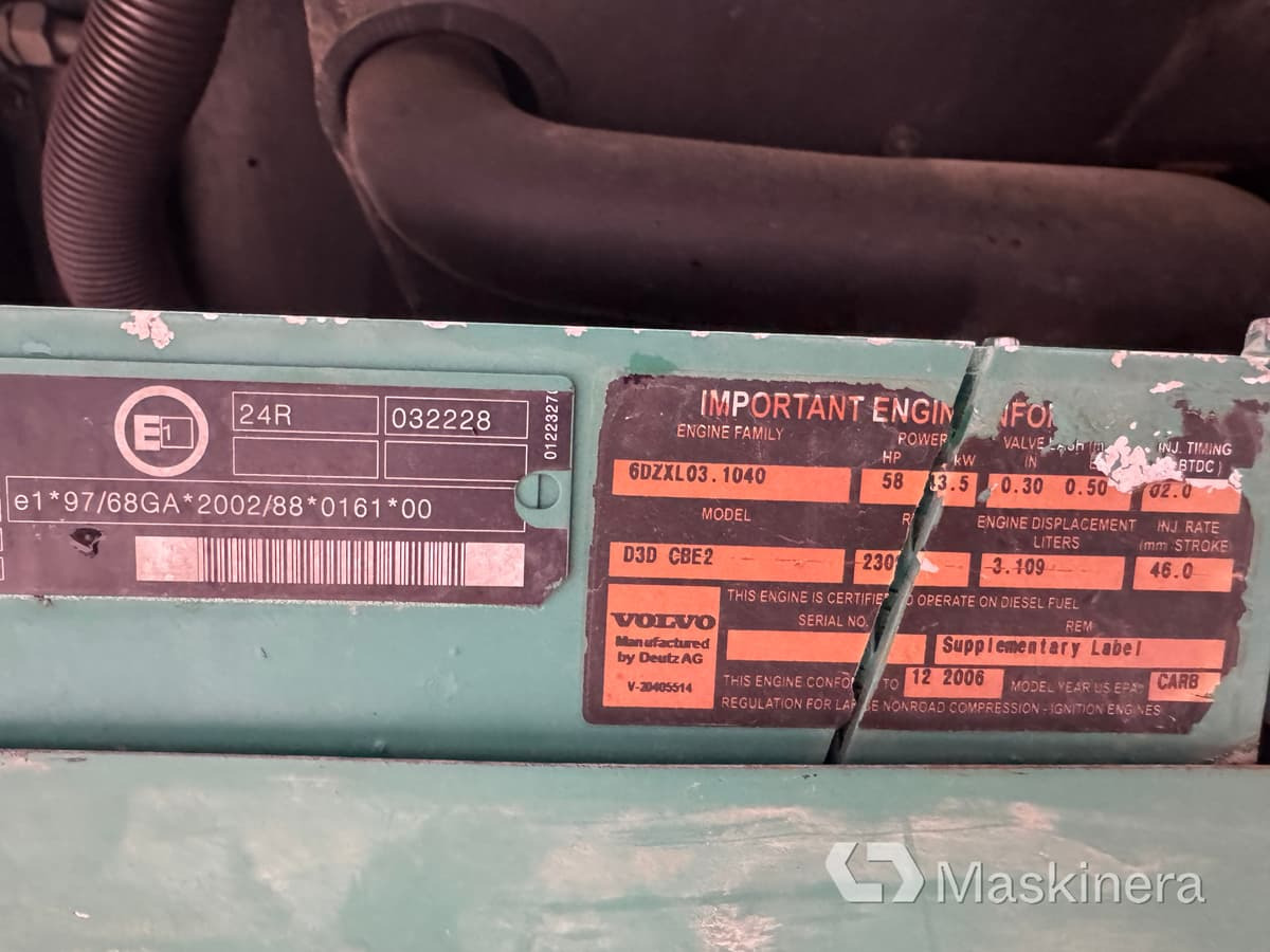 Radlader Volvo L25BV-P Hjullastare Volvo L25B med tillbehör