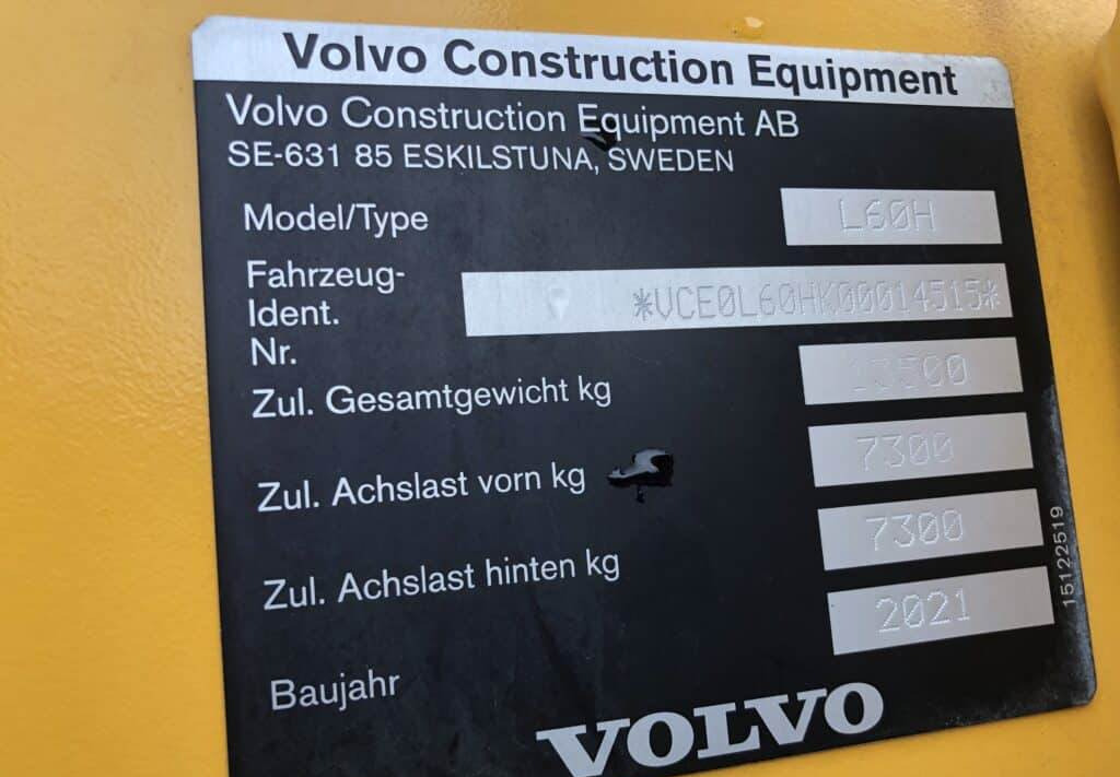 Radlader Volvo L60H