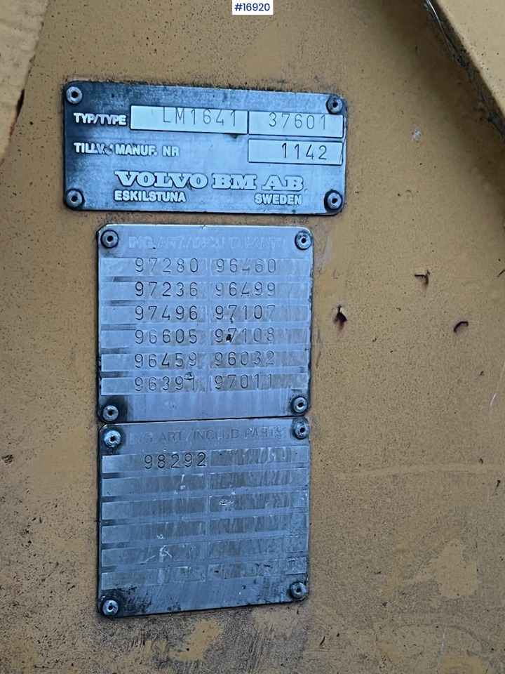 Radlader Volvo LM1641