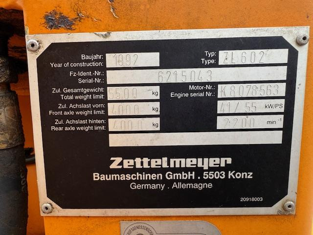 Radlader Zettelmeyer ZL 602
