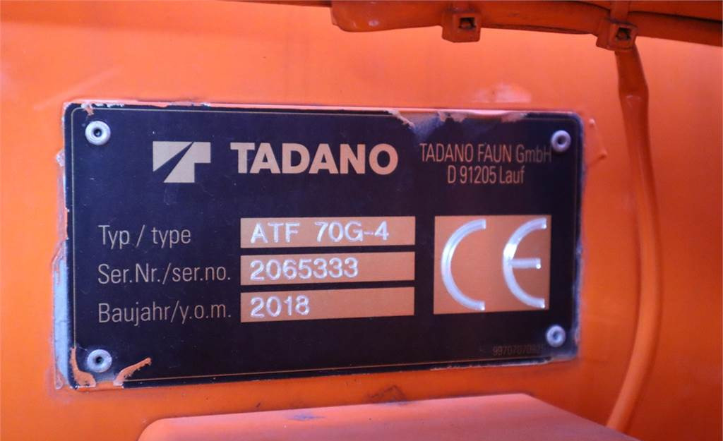 All-Terrain Kran Tadano ATF70G-4 Dutch Registration, Paragraph 70, Valid i: das Bild 22