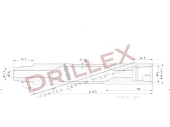Horizontalbohrgerät Vermeer D36x50 Φ68 4,5m Drill pipes, żerdzie: das Bild 1