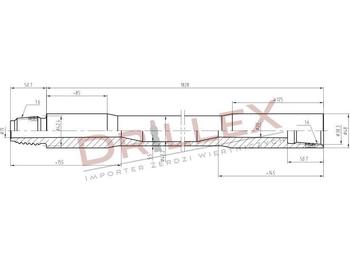 Horizontalbohrgerät Vermeer D7x11, D9x13, D10x15 S3 Drill pipes, Żerdzie: das Bild 1