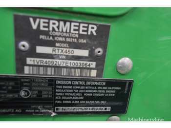 Vermeer RTX450 - Grabenbagger/ Grabenfräse: das Bild 5