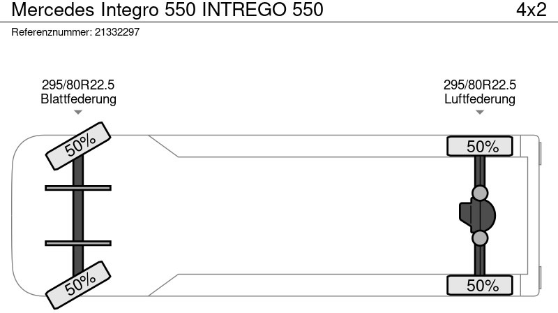 Überlandbus Mercedes-Benz Integro 550 INTREGO 550: das Bild 13