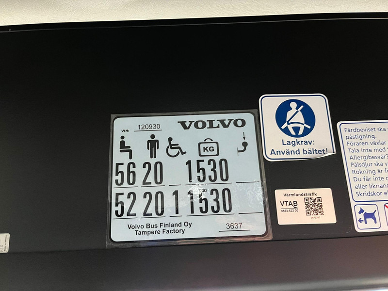 Überlandbus Volvo 9700S B12M 6x2*4 AC / WC / DISABLED LIFT / WEBASTO / TV / 54 SEATS: das Bild 21