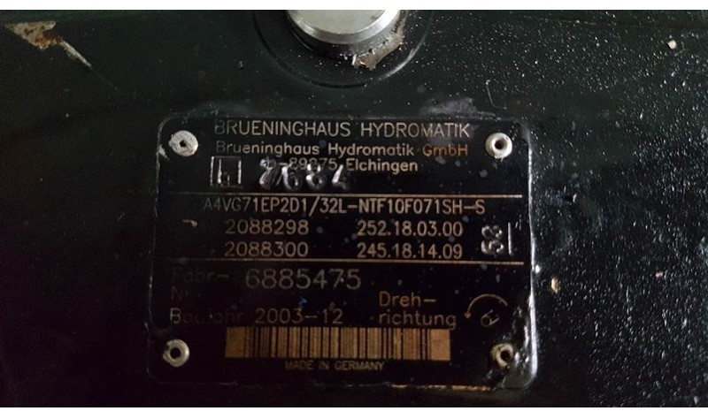Hydraulik Brueninghaus Hydromatik A4VG71EP2D1/32L - Drive pump/Fahrpumpe/Rijpomp: das Bild 5